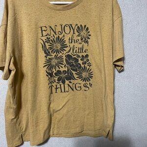 Maurices Mustard Graphic Long Sleeve Tee